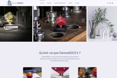 GaravalDICE's website built by IdealPC